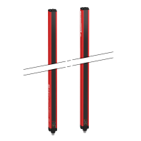 Kurtyna bezpieczeństwa typ 4 14 MM,DET. PALCA, 760 MM | XUSL4E14F076NS1 Telemecanique Sensors