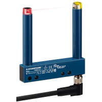 Czujnik fotoelektryczny OsiSense XU XUV widełkowy 80X60mm 12..24VDC M8 | XUVR0608PANM8 Telemecanique Sensors
