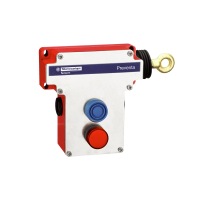 Wyłącznik awaryjny cięgnowy z blokadą Preventa XY2 XY2CE RH 2NC+2NO wskaźnik świetlny 230V uruchamia | XY2CE1A296H7 Telemecanique Sensors