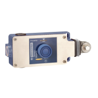 Wyłącznik awaryjny cięgnowy z blokadą Preventa XY2 240V AC 10 A czerwony RAL 3000 | XY2CH14250TK Telemecanique Sensors