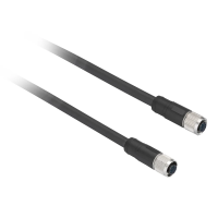 Kabel łączeniowy żeński/żeński 2 proste 3m 5 pinów M12 OsiSense XZ  | XZCR1111064D3 Telemecanique Sensors