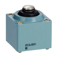 Łącznik krańcowy OsiSense XC głowica ZC2J trzpień końcowy metalowy +120 °C | ZC2JE615 Telemecanique Sensors