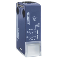 Korpus łącznika krańcowego, działanie migowe 1NC+1NO pozłacane konektor M12 | ZCMD61C12 Telemecanique Sensors