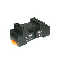 Gniazdo wtykowe, do przekaźników R4N 10A 300VAC IP20, czarne, GS4 | 2613504 Relpol