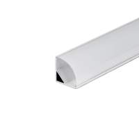Profil do LED zestaw, ALU Kątowy biały V-TAC 2mb klosz mleczny 15,8x15,8mm VT-8109-W 5 lat gwarancji | 3800157640190 V-Tac Europe