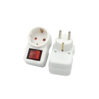 Adapter z włącznikiem V-TAC 16A 250V VT-1064 | 3800157655279 V-Tac Europe