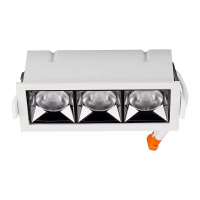 Oprawa V-TAC downlight SAMSUNG CHIP 12W UGR19 CRI90+12st VT-2-12 5700K 960lm 5 lat gwarancji | 3800157650267 LED EUROPE