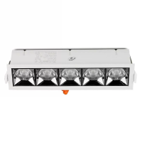 Oprawa V-TAC downlight SAMSUNG CHIP 20W UGR19 CRI90+12st VT-2-21 2700K 1600lm 5 lat gwarancji | 3800157650342 LED EUROPE
