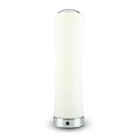 Oprawa LED V-TAC 14W LED biurkowa bamboo dotykowe ściemnianie biała VT-7026 3000K 1200lm 3 lata gwar | 3800157636698 LED EUROPE
