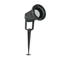 Oprawa gruntowa ogrodowa wbijana aluminium GU10 czarna IP44 V-TAC VT-769 3 lata gwarancji | 3800157617765 LED EUROPE