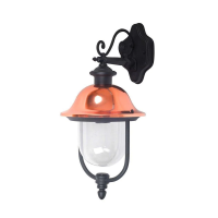 Kinkiet latarenka ogrodowa W DÓŁ V-TAC E27 clear PC VT-852 | 3800157630078 LED EUROPE