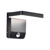Naświetlacz elewacyjny V-TAC 17W czujnik ruchu czarna IP65 VT-11020S 4000K 2580lm | 3800157689588 LED EUROPE