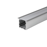 Profil do LED zestaw, ALU anodowany wpuszczany V-TAC 2mb klosz mleczny 50x35mm VT-8126 | 3800157676953 V-Tac Europe