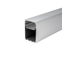 Profil do LED zestaw, ALU anodowany V-TAC 2mb klosz mleczny 50x75mm VT-8127 | 3800157676960 V-Tac Europe