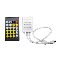 Sterownik taśm V-TAC LED CCT mono jednokolorowy 12V/24V podczerwień 24 przyciski VT-2425 | 3800157681636 V-Tac Europe