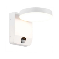 Naświetlacz elewacyjny V-TAC 17W LED czujnik ruchu okrągła biała IP65 VT-11020S 4000K 2520lm | 3800157689649 LED EUROPE