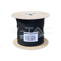 Kabel przewód solarny paneli PV czarny 4mm2 500mb V-TAC | 3800170207011 V-Tac Europe
