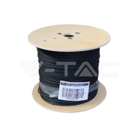 Kabel przewód solarny paneli PV czarny 6mm2 500mb V-TAC | 3800170207028 V-Tac Europe