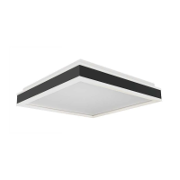 Oprawa sufitowa plafoniera V-TAC 38W LED triac 3w1 czarny kwadrat 40x40cm VT-7757-B 4000K 4000lm | 3800157697682 LED EUROPE