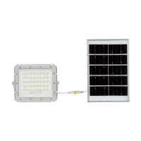 Naświetlacz LED solarny V-TAC 6W pilot auto timer IP65 biały VT-40W-W 4000K 400lm | 3800170200692 LED EUROPE
