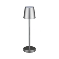 Lampka stołowa nocna V-TAC 3W LED 39cm ładowanie ściemnianie szara VT-7703 4000K 70lm | 3800170205406 LED EUROPE