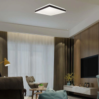 Oprawa sufitowa plafoniera V-TAC 48W LED triac 3w1 czarny kwadrat 50x50cm VT-7758 4000K 4480lm | 3800157697712 LED EUROPE