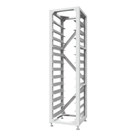 Stojak regał rack V-TAC Deye 19 cali do magazynów energii SKU11862 oraz BMS SKU11863 V-TAC 3U-HRACK | 3800170217591 V-Tac Europe