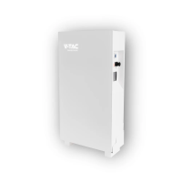 Magazyn bank energii V-TAC biały szklany front 16.07kWh 314Ah/51.2V LiFePO4 BMS VT-16076W 10 lat gwa | 3800170241145 V-Tac Europe