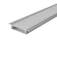 Profil do LED zestaw, ALU anodowany wpuszczany V-TAC 2mb klosz mleczny 39,8x9,8mm VT-71002 5 lat gwa | 3800170253827 V-Tac Europe
