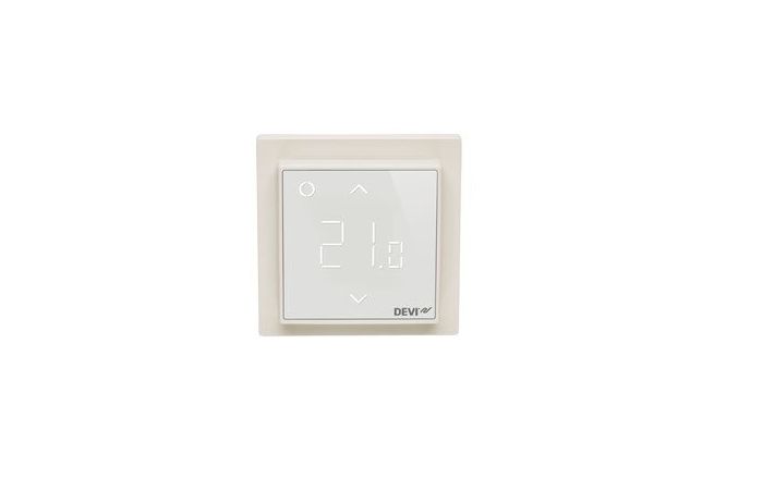 Termostat DEVIreg Smart 220-240V AC 50/60 Hz 5st.C–45st/C5st.C–35st.C podłog/powiet IP21 biały | 140F1141 Danfoss