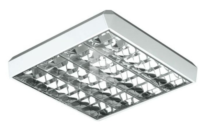 Oprawa rastrowa n/t Solaris 4x18W T8 G13 230V PAR EVG IP20 | 007910 Lena Lighting