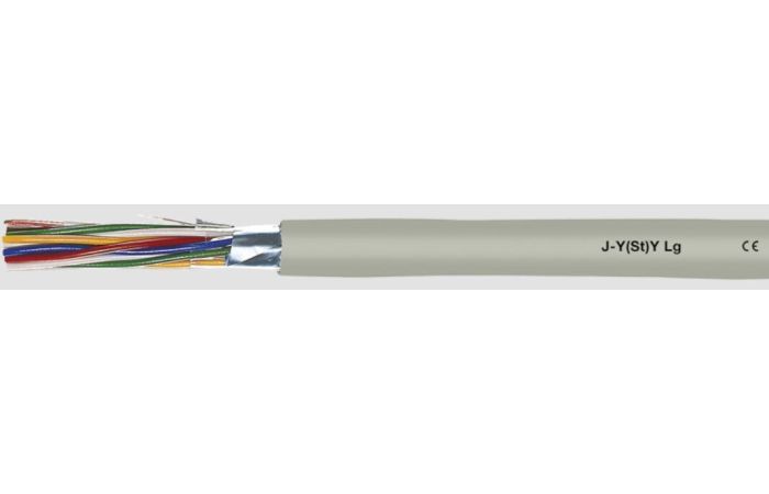 Kabel telekomunikacyjny J-Y(ST)Y LG 2x2x0,6 300V BĘBEN | 33001 Helukabel