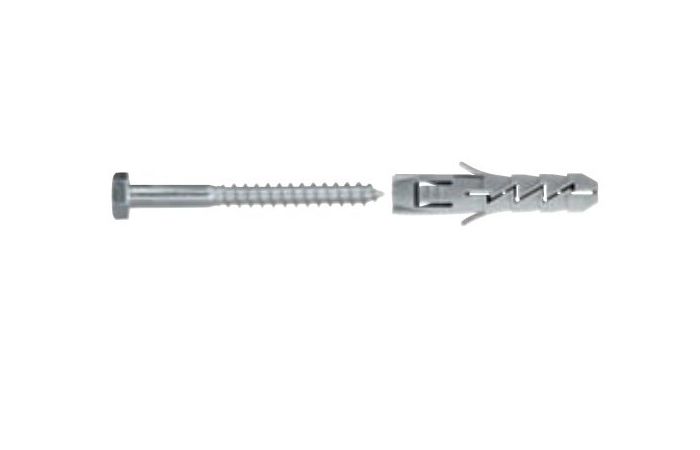 Kołek rozporowy Fi-10 z wkrętem krzyżowym sześciokątnym 10x50mm (100szt.) | FIX-10/660 Rawlplug