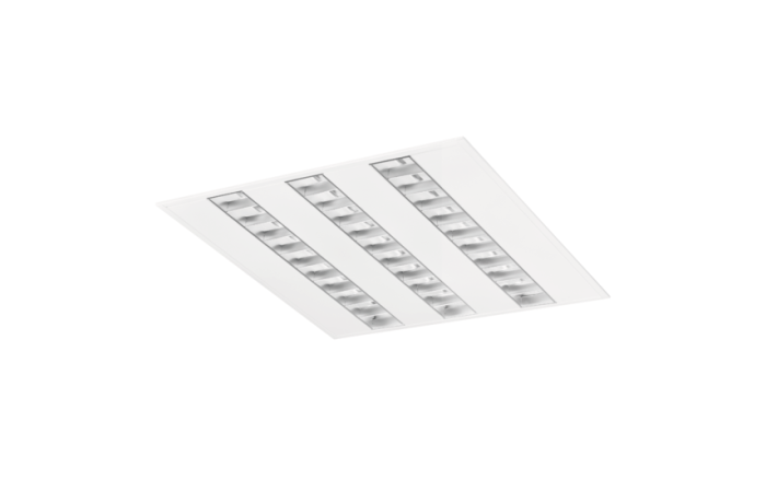 Oprawa rastrowa Quaset LED 3x PAR-S 45W 4000K 4980lm, biała | CD001.1133.840.A000 Plexiform