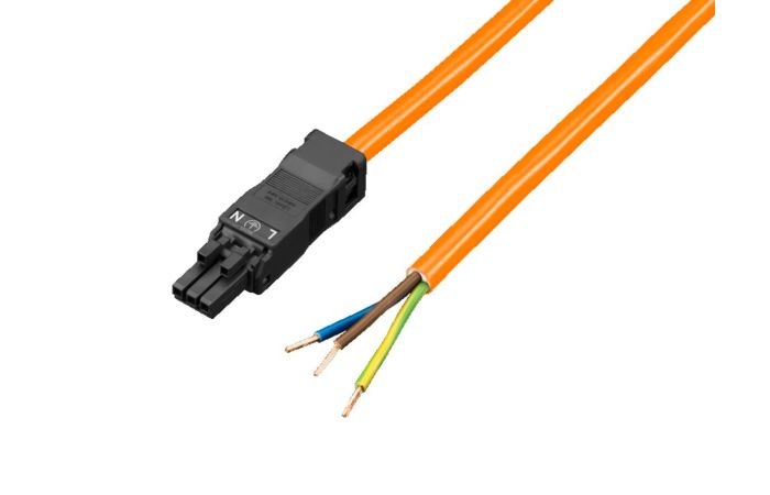 Kabel przyłączeniowy do zasilacza, 3-biegunowy, 100-240V, 3000mm, UL, SZ (opak 5szt.) | 2500400 Rittal