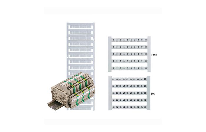 Oznacznik złączki DEK 5 FWZ 51-60 Dekafix 5x5mm biały | 0523060051 Weidmuller