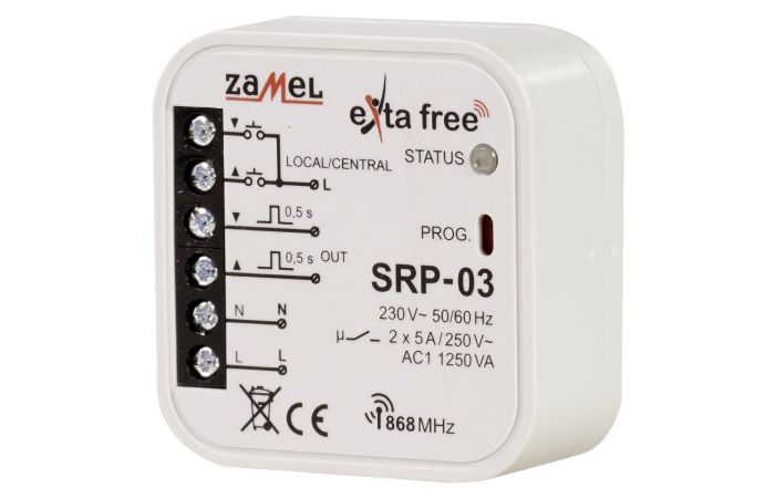 Sterownik rolet dopuszkowy centralny SRP-03 | EXF10000081 Zamel