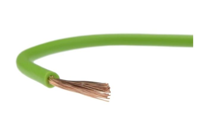 Przewód instalacyjny H05V-K (LGY) 0,5 300/500V, zielony KRĄŻEK | 5907702813356 EK Elektrokabel