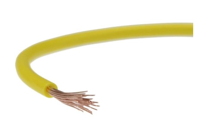 Przewód instalacyjny H05V-K (LGY) 1,0 300/500V, żółty KRĄŻEK | 5907702813608 EK Elektrokabel