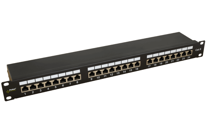 Patch Panel RP-F24V6 24 porty / FTP / Cat6 | RP-F24V6 Pulsar