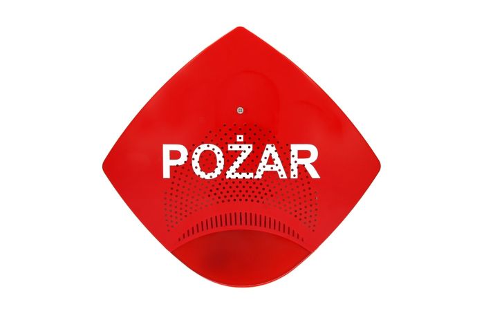 Sygnalizator akustyczno-optyczny zewnętrzny | Sygnalizator SAOZ-Pk2 W2 Poland