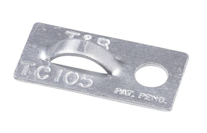 Uchwyt aluminiowy do opasek kablowych TC 105, szerokość opasek do 4,8mm, przykręcany | 61724430 Lapp Kabel