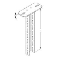 Wspornik pionowy systemu KHU, wzmocniony, 60x40 mm KDU 60-15F | KDU 60-15F El-Puk
