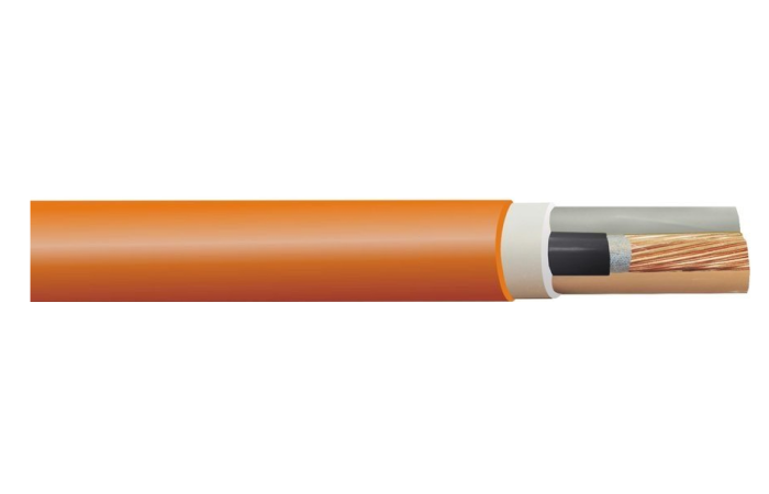 Kabel bezhalogenowy NHXH-J FE180/E90 3x1,5 0,6/1kV pomarańczowy BĘBEN | 0699 014 33 Technokabel