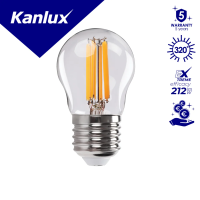 Lampa LEDBulb XLEDEX G45E27 G45 3,8W (60W) 806lm 2700K WW E27 filament kulka 5 lat Gwar. | 37344 Kanlux