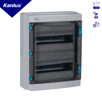 Rozdzielnica natynkowa KDB-IP65-S26T dł. 323 szer.140 wys.420 kolor szary | 38454 Kanlux