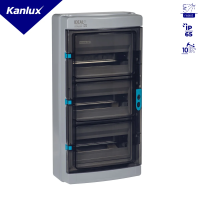 Rozdzielnica natynkowa KDB-IP65-S36T dł. 300 szer.150 wys.595 kolor szary | 38455 Kanlux