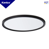 Plafon AZPO LED 22WCCT-O-B 3000/4000/6000K 2700lm IP54 czarny | 31517 Kanlux