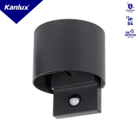 Oprawa elewacyjna REKA PIR EL 7W-O-GR 4000K 340lm IP54 grafitowy 5 lat Gwar. | 28995 Kanlux