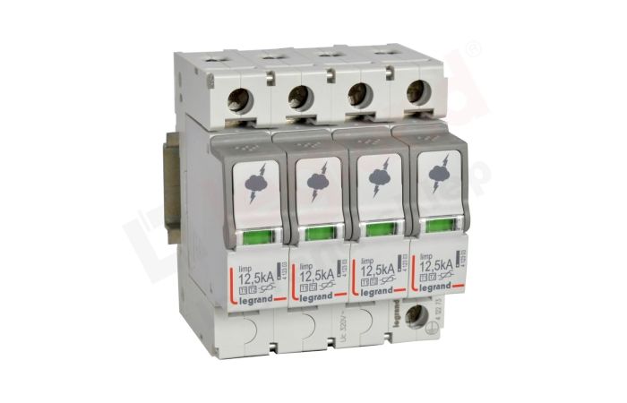 Ogranicznik przepięć T1+T2 12,5/60kA 4P | 412273 Legrand